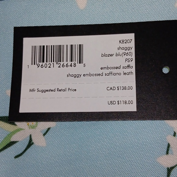 KATE SPATE NWOT SHAGGY SLIM WALLET - Picture 3 of 7